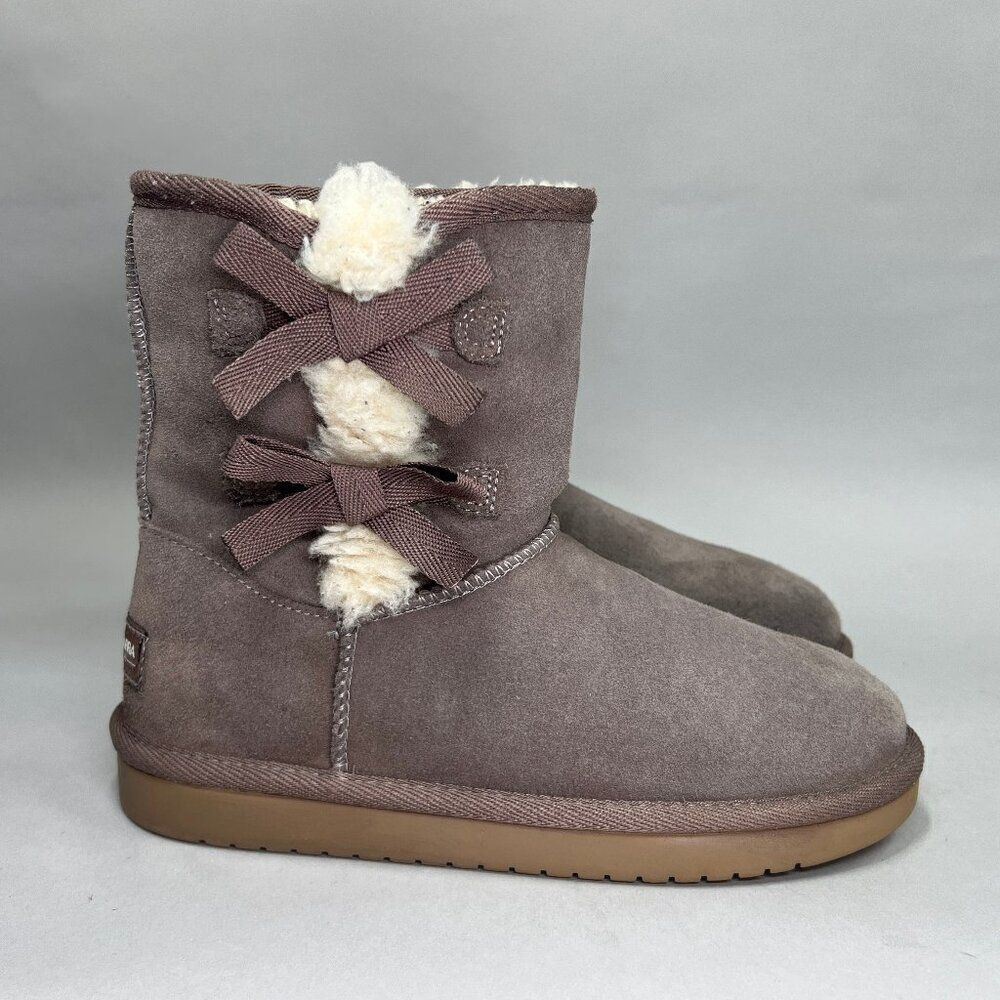 Koolaburra By UGG Girl's Size 4 Victoria Short Suede Winter Boots